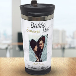 Sevgililer Günü  Birlikte Sonsuza Dek Tasarım Termos 300Ml online tasarla