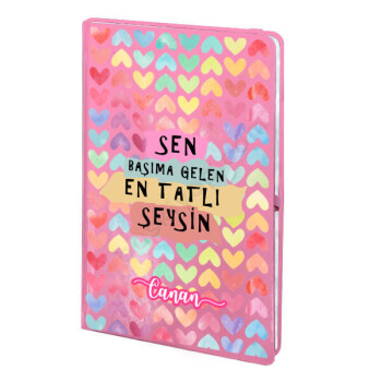 Sevgililer Gününe Özel 2 Pembe Ajanda online tasarla