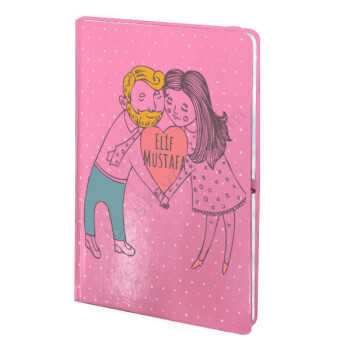 Sevgililer Gününe Özel 3 Pembe Ajanda online tasarla