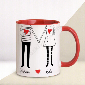 Sevgiliye Özel Tasarım Kupa online tasarla