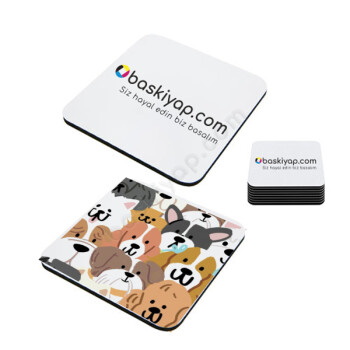 Sevimli Dostlar Bardak Altlığı online tasarla