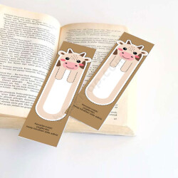 Sevimli Karakterli  3 Kitap Ayracı online tasarla