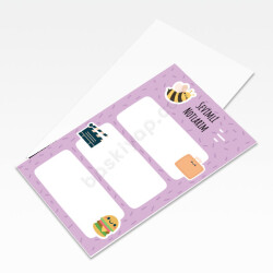 Sevimli Notluklar 4 Unutmayınız Kartı online tasarla