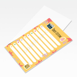 Sevimli Notluklar 7 Unutmayınız Kartı online tasarla