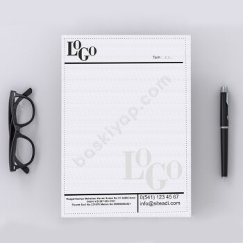 Siyah Tasarımlı Antetli Kağıt online tasarla