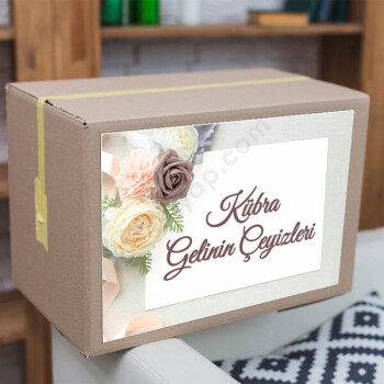 Soft Gül Çeyiz Etiketi online tasarla