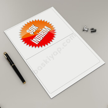 Şok İndirim Tasarımlı Etiket online tasarla