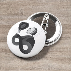 Sonsuz Atatürk Sevgisi Buton Rozet online tasarla