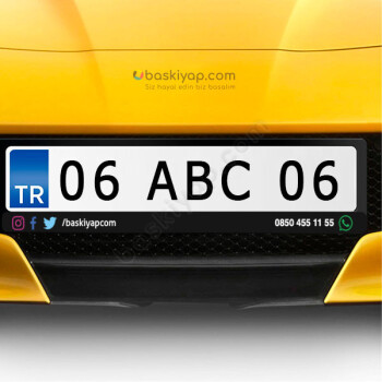 Sosyal Medya Adresli Plakalık online tasarla