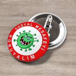 Sosyal Mesafeni Koru online tasarla