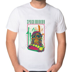 Space Monkey Tişört online tasarla