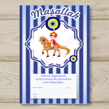 Sünnet Davetiye 4 online tasarla