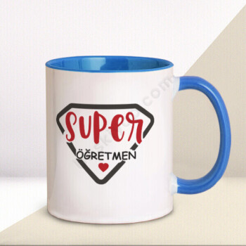 Super Öğretmen Temalı Hediye Kupa1 online tasarla