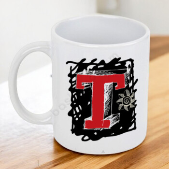 T Harfli Kupa Bardak online tasarla