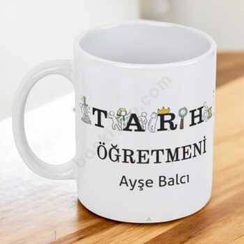 Tarih Öğretmeni Tasarım Kupa1 online tasarla