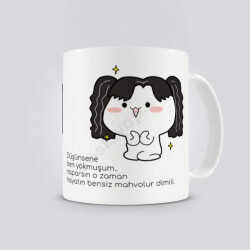 Tatlı Lil Tasarımlı Kendin Tasarla Baskılı Kupa online tasarla