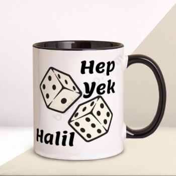 Tavla Temalı Kişiye Özel Baskılı Kupa online tasarla