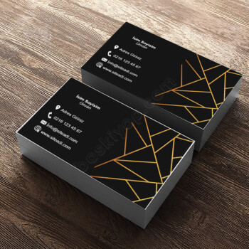 Tek Yön Kartvizit Tasarımı online tasarla