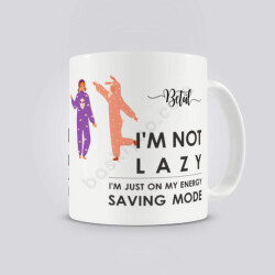 Tembel Değilim Tasarımlı Kendin Tasarla Baskılı Kupa online tasarla