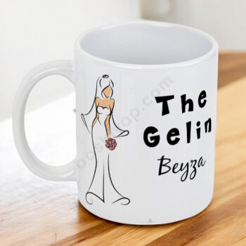 The Gelin Tasarımlı Kupa online tasarla