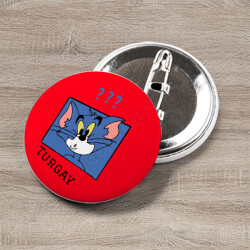 Tom Ve Jerry Tasarım Buton Rozet online tasarla
