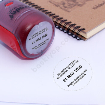 Trodat 46140 Tarihli Yuvarlak Firma Kaşesi online tasarla