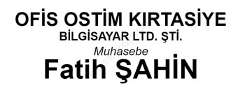 Trodat 9412  İsim Soyisim Firma Kaşesi online tasarla