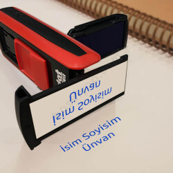 Trodat Pocket Printy Cep Kaşe 9511 | Siyah-Kırmızı online tasarla