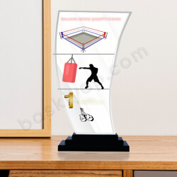 Turnuvalara Özel Kristal Plaket online tasarla