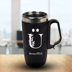 Ü Harf Baskılı Termos Bardak online tasarla