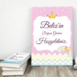 Unicorn Doğum Günü Afiş online tasarla