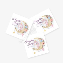 Unicorn Tasarım Hoşgeldin Sticker online tasarla