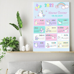 Unicorn Tasarım Takvim 2023 online tasarla