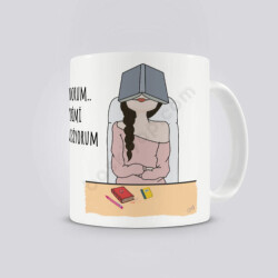 Uyumuyorum Tasarım Kupa Bardak online tasarla