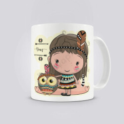 Vahşi Kız Tasarım Kendin Tasarla Kupa online tasarla