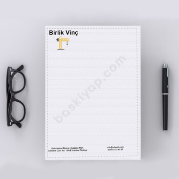 Vinç Tasarımlı Antetli Kağıt online tasarla