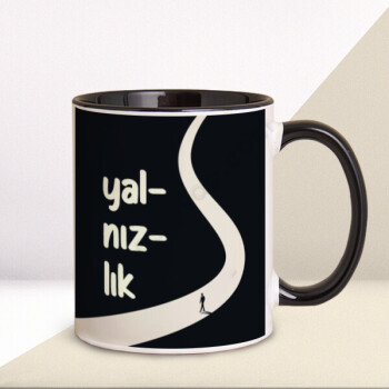 Yalnızlık Tasarımlı Kupa online tasarla