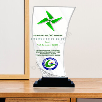 Yarışmalara Özel Teşekkür Plaketi online tasarla