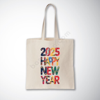 Yeni Yıl Baskılı Promosyon Bez Çanta online tasarla