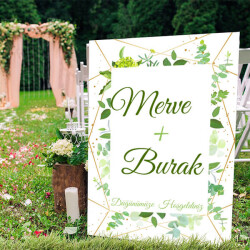 Yeşil Atın Çerçeveli Ayaklı Pano online tasarla