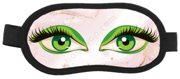 Yeşil Göz Tasarımlı Göz Bandı online tasarla