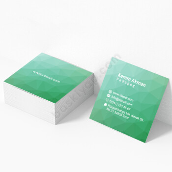 Yeşil Pedagog Kartvizit online tasarla