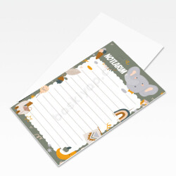 Yeşil Renk Planlayıcı Unutmayınız Kartı online tasarla