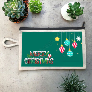 Yılbaşı İçin Kişiye Özel Baskılı Bez Kalemlik online tasarla