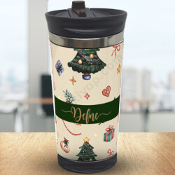 Yılbaşı Konseptli 3 Kendin Tasarla Çelik Termos 300Ml online tasarla