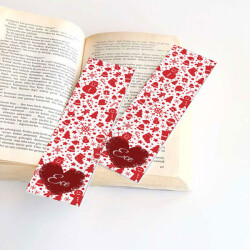 Yılbaşı Konseptli 4 Kitap Ayracı online tasarla