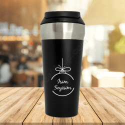 Yılbaşı Tasarımlı Termos online tasarla