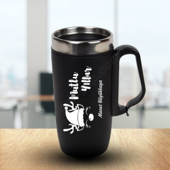 Yılbaşı Temalı Çelik Termos Bardak online tasarla