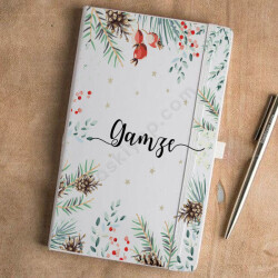 Yılbaşına Özel Beyaz Ajanda 3 online tasarla