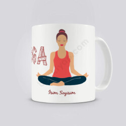 Yoga Tasarım Kendin Tasarla Kupa online tasarla